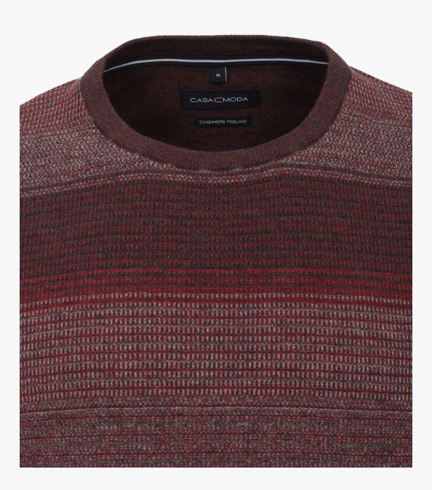 Pulover O Neck bumbac barbati CASA MODA visiniu dungulite [3]