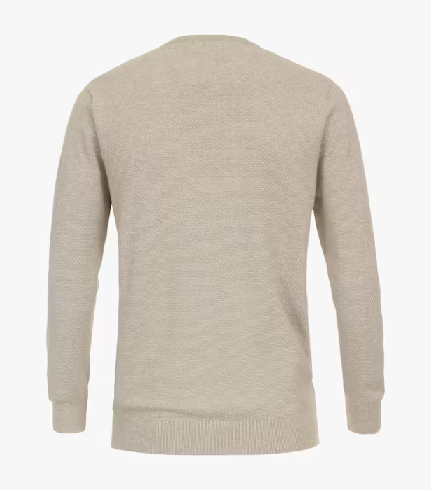 Pulover O Neck structurat barbati CASA MODA Atlantic Spirit bej [2]