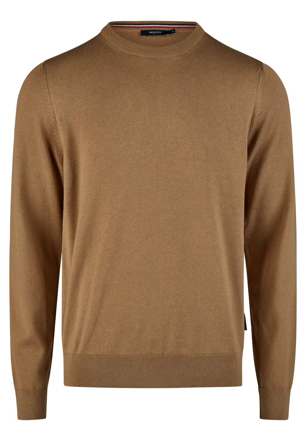 Pulover O Neck bumbac/modal barbati HECHTER 65003-142801 camel [1]