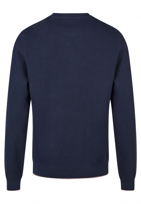 Pulover O Neck bumbac barbati HECHTER 65006-142802 bleumarin [2]