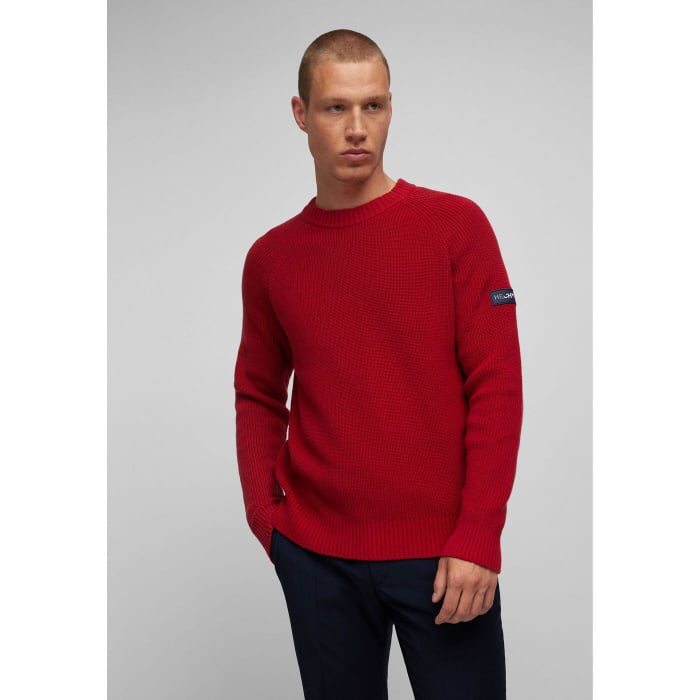Pulover O-Neck bumbac barbati HECHTER 65014-132811 rosu [5]