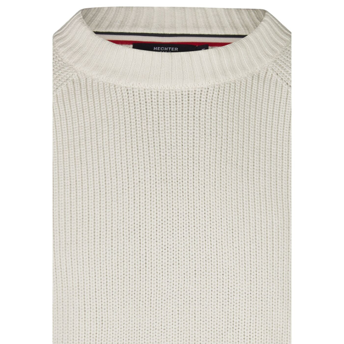Pulover O-Neck bumbac barbati HECHTER 65014-132811 alb [5]
