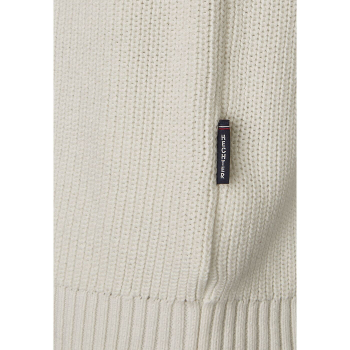 Pulover O-Neck bumbac barbati HECHTER 65014-132811 alb [4]