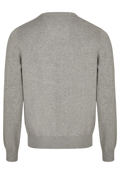 Pulover O-neck bumbac barbati DANIEL HECHTER gri [2]
