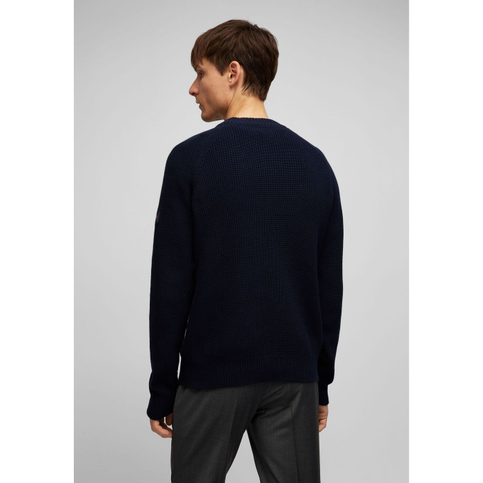 Pulover O-Neck bumbac barbati HECHTER 65014-132811 bleumarin [6]