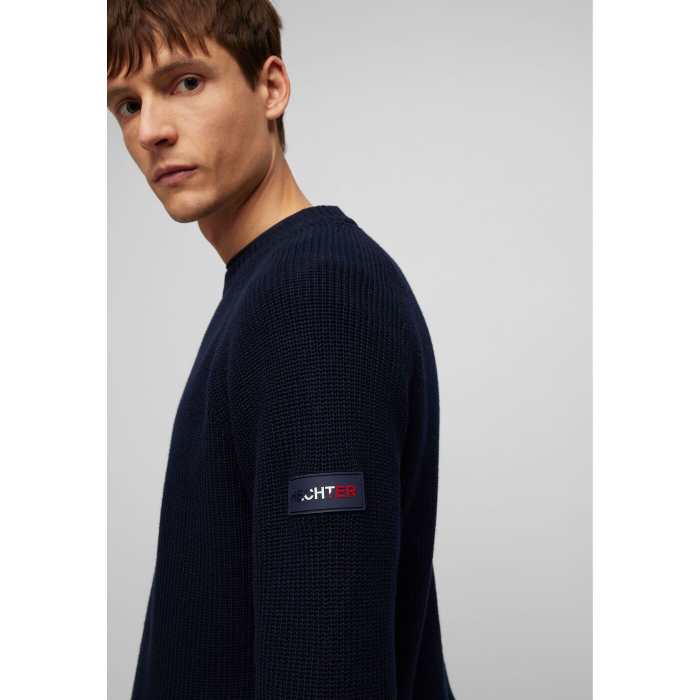 Pulover O-Neck bumbac barbati HECHTER 65014-132811 bleumarin [3]