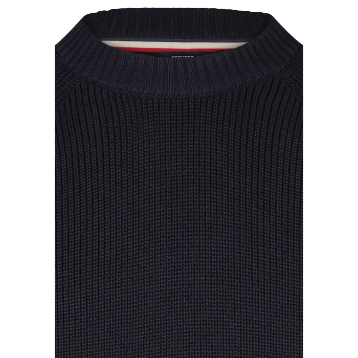 Pulover O-Neck bumbac barbati HECHTER 65014-132811 bleumarin [7]