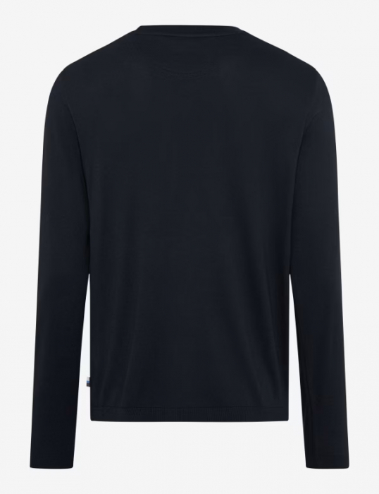 Bluza O-neck bumbac/modal barbati BRAX TIMON bleumarin [2]
