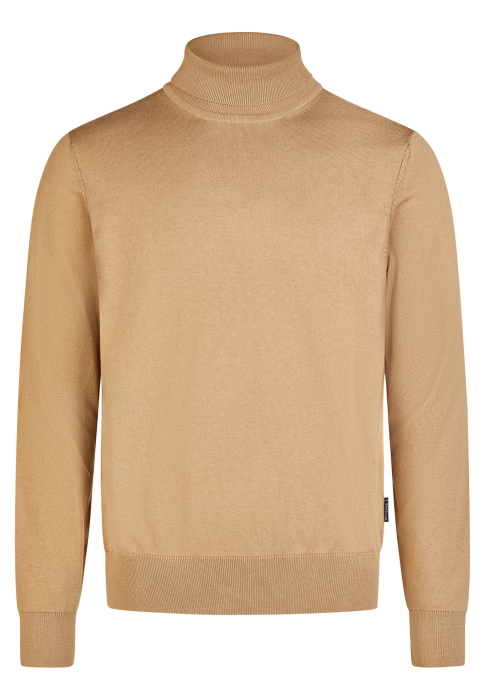 Pulover helanca guler rulat modal/bumbac barbati HECHTER camel [1]