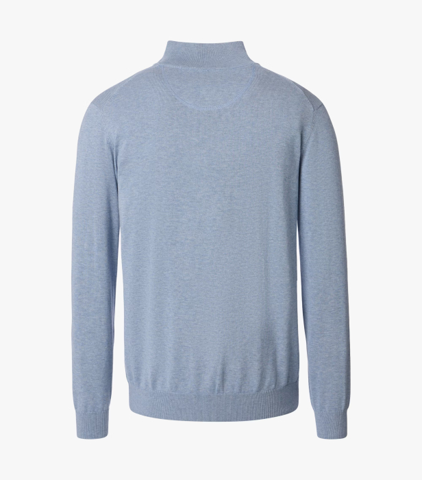 Pulover troyer fermoar 1/3 bumbac barbati CASA MODA 004410 bleu [2]