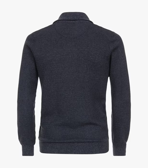 Pulover troyer bumbac barbati CASA MODA structurat bleumarin [3]