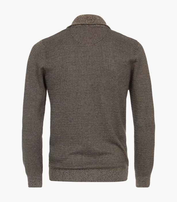 Pulover troyer bumbac barbati CASA MODA structurat bej [3]