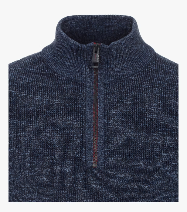 Pulover troyer barbati CASA MODA bleumarin melanj [2]