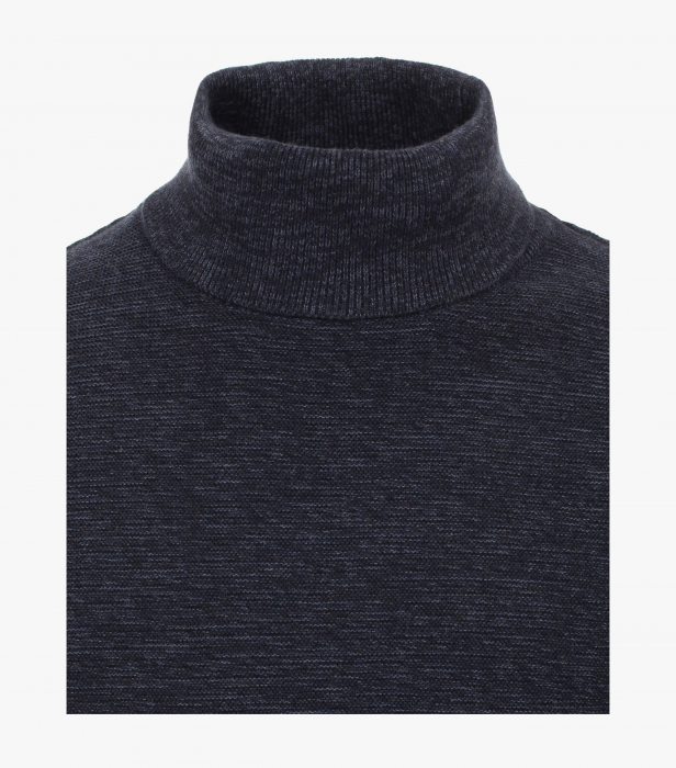 Pulover helanca bumbac/casmir barbati CASA MODA bleumarin melanj [3]