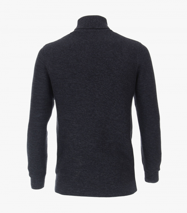 Pulover helanca bumbac/casmir barbati CASA MODA bleumarin melanj [2]