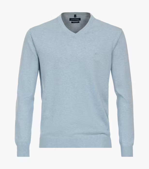 Pulover anchior bumbac Pima barbati CASA MODA 004430 bleu [1]