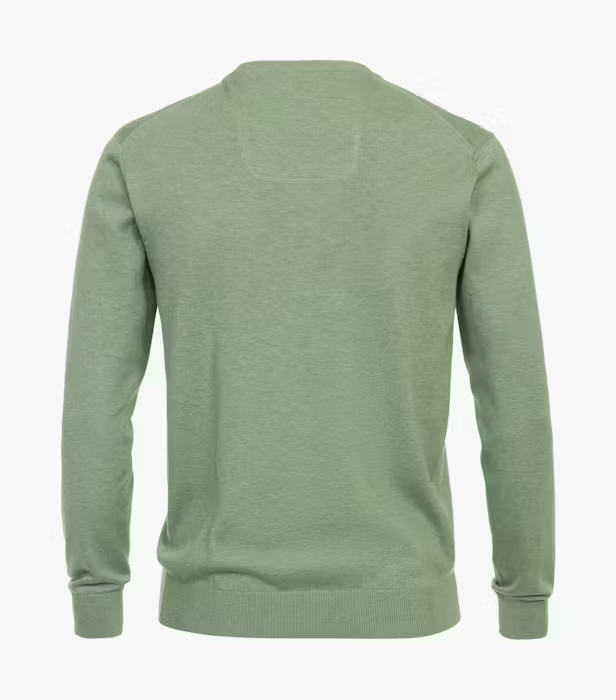 Pulover anchior bumbac Pima barbati CASA MODA 004430 vernil [2]