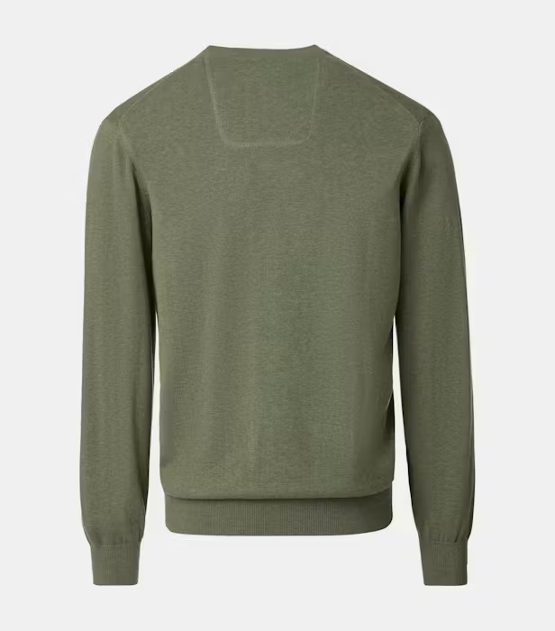 Pulover anchior bumbac Pima barbati CASA MODA 004430 verde [2]