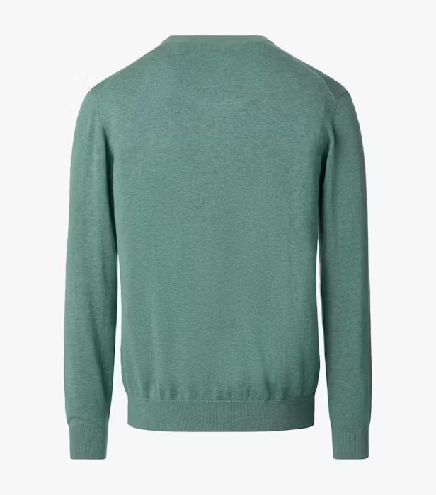 Pulover anchior bumbac Pima barbati CASA MODA 004430 verde deschis [2]