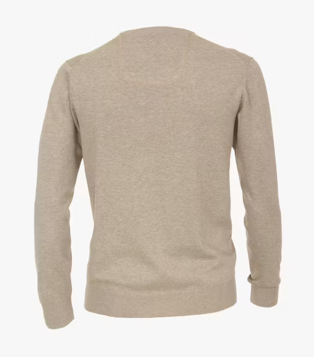 Pulover anchior bumbac Pima barbati CASA MODA 004430 bej [2]