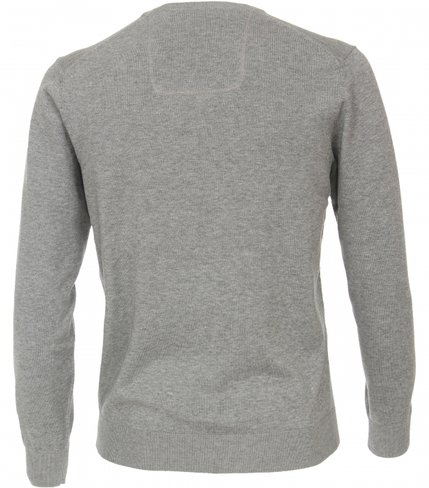 Pulover anchior bumbac Pima barbati CASA MODA 004430 argintiu [2]