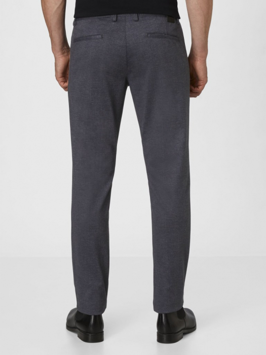 Pantaloni chino jogger barbati REDPOINT Colwood antracit caroiat [4]