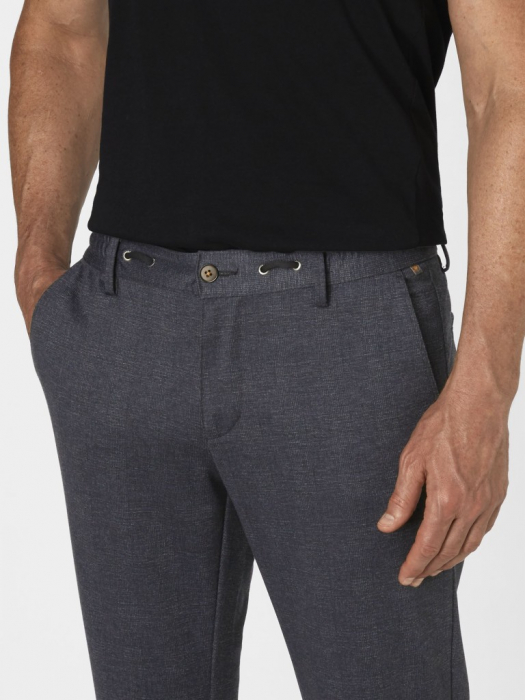 Pantaloni chino jogger barbati REDPOINT Colwood antracit caroiat [6]