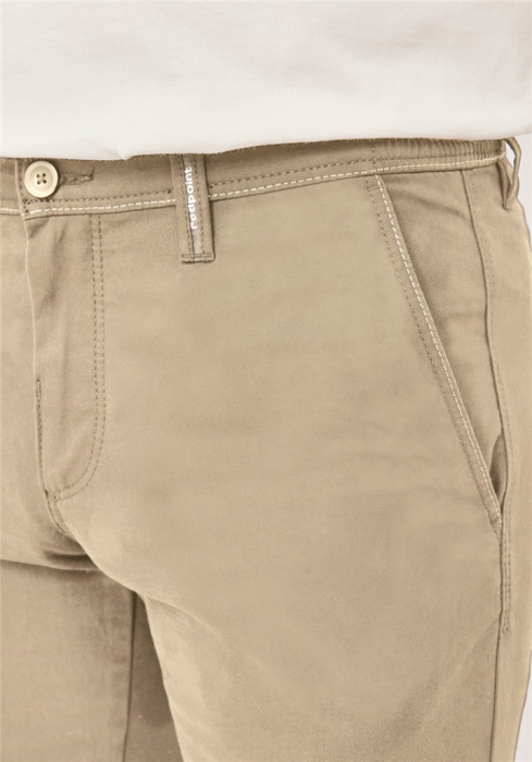 Pantaloni chino barbati REDPOINT Hamilton Modern bej 1 [6]