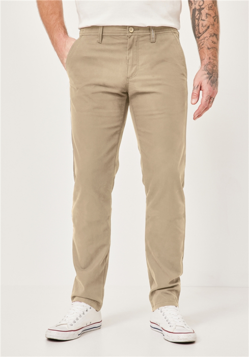 Pantaloni chino barbati REDPOINT Hamilton Modern bej 1 [4]