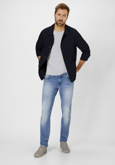 Camasa overshirt in/bumbac barbati REDPOINT Grover bleumarin [5]