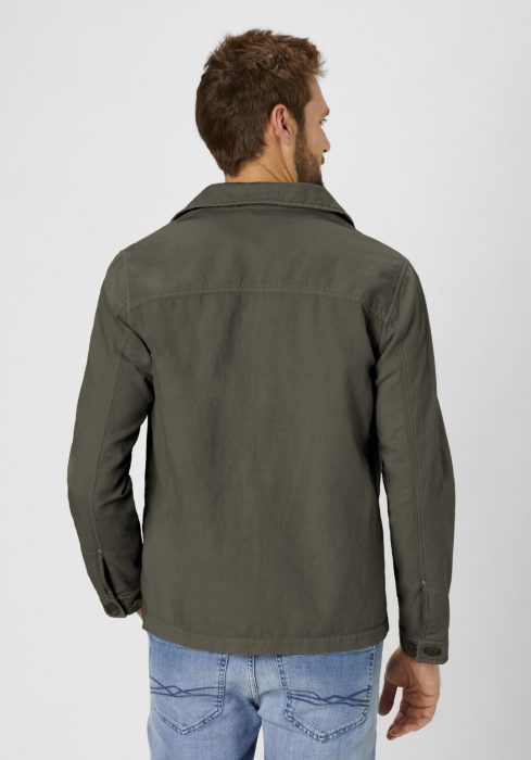 Camasa overshirt in/bumbac barbati REDPOINT Grover oliv [4]