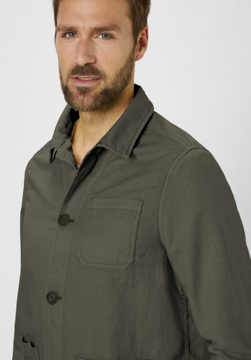 Camasa overshirt in/bumbac barbati REDPOINT Grover oliv [5]