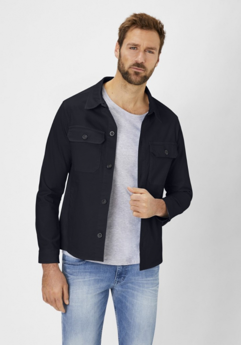 Camasa overshirt bumbac barbati REDPOINT Vanc bleumarin [2]
