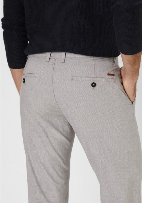 Pantaloni chino bumbac barbati REDPOINT Jasper bej [4]