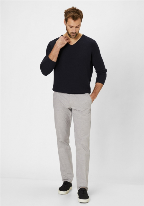 Pantaloni chino bumbac barbati REDPOINT Jasper bej [5]