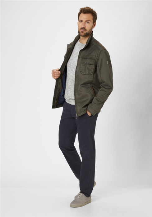 Pantaloni chino bumbac barbati REDPOINT Jasper bleumarin [5]