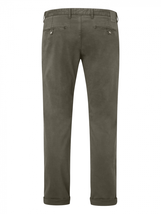 Pantaloni chino bumbac Slim barbati REDPOINT Jasper oliv [5]