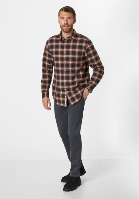 Pantaloni chino barbati REDPOINT Jasper bleumarin [2]