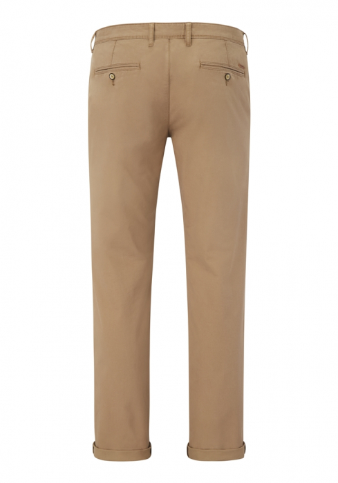 Pantaloni chino bumbac Slim barbati REDPOINT Jasper camel [2]