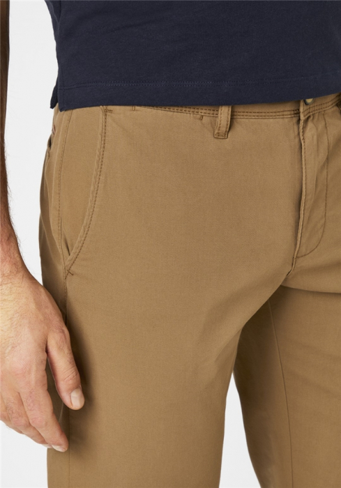 Pantaloni chino bumbac Slim barbati REDPOINT Jasper camel [5]
