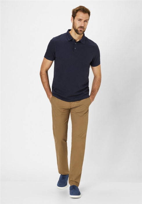 Pantaloni chino bumbac Slim barbati REDPOINT Jasper camel [7]