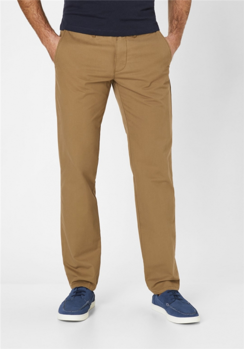 Pantaloni chino bumbac Slim barbati REDPOINT Jasper camel [3]