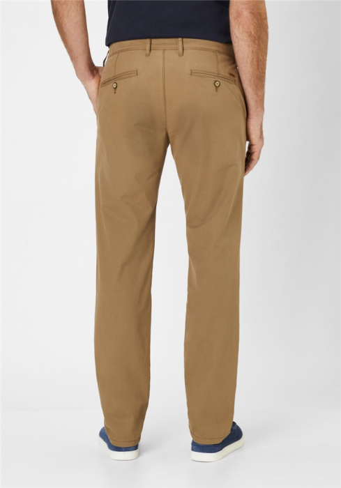 Pantaloni chino bumbac Slim barbati REDPOINT Jasper camel [4]