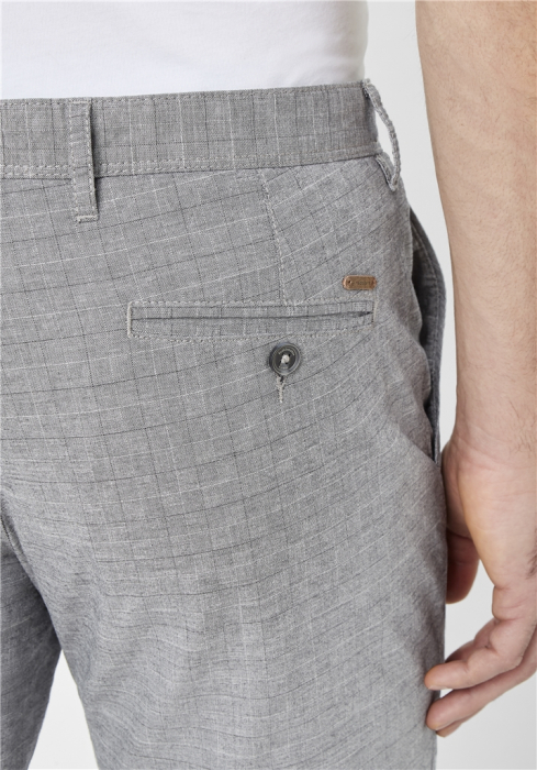 Pantaloni chino subtiri barbati REDPOINT Jasper Slim gri [6]
