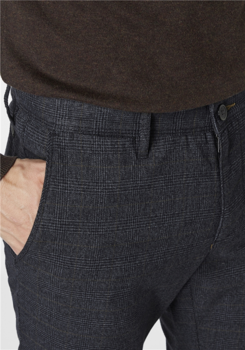 Pantaloni barbati REDPOINT Jasper antracit carouri [2]