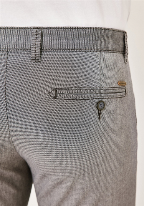 Pantaloni chino bumbac barbati REDPOINT Jasper Slim bej [6]