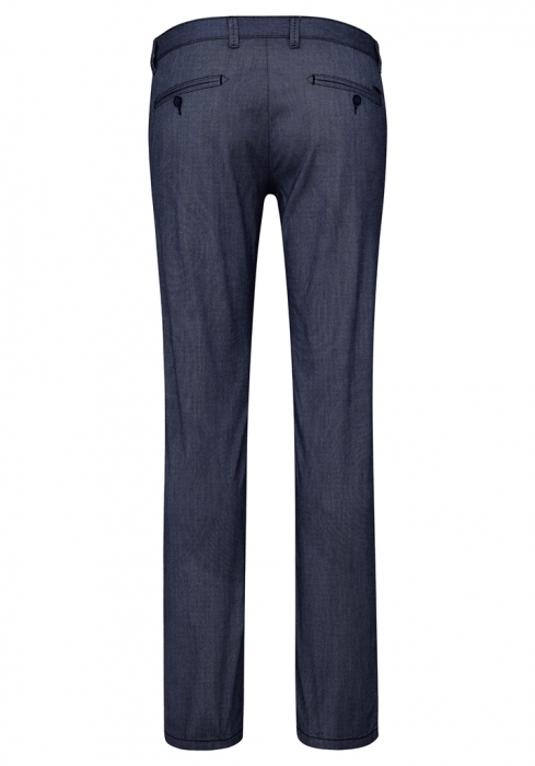 Pantaloni chino bumbac barbati REDPOINT Jasper Slim bleumarin [2]