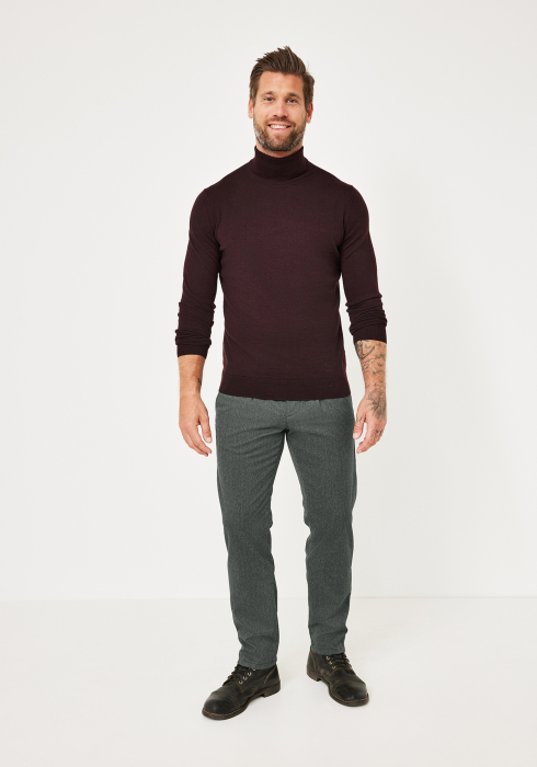 Pantaloni chino barbati REDPOINT Jasper gri [7]