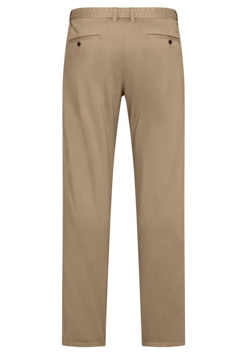 Pantaloni chino subtiri barbati REDPOINT Jasper Slim camel [6]
