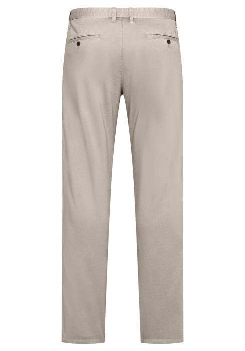 Pantaloni chino subtiri barbati REDPOINT Jasper Slim bej [6]
